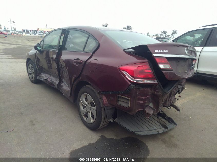 2015 HONDA CIVIC SEDAN LX - 19XFB2F57FE094168