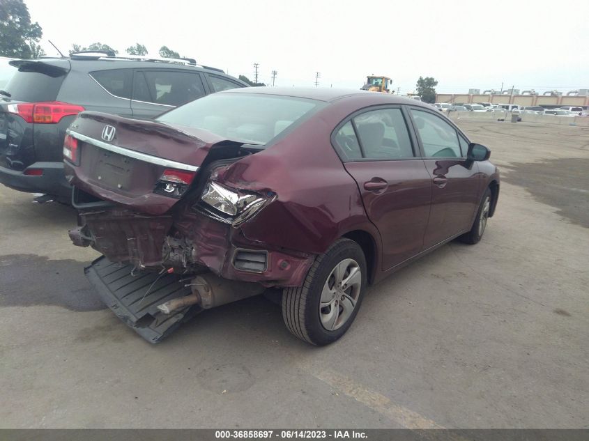 2015 HONDA CIVIC SEDAN LX - 19XFB2F57FE094168