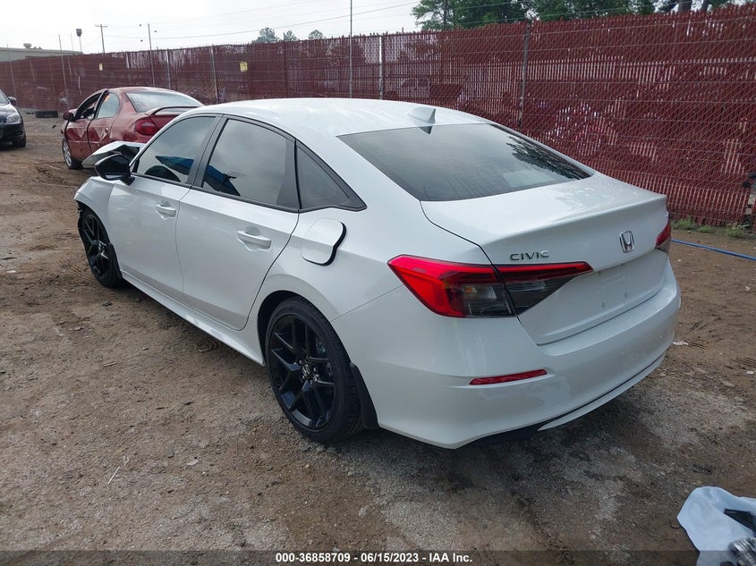 VIN 2HGFE2F57PH528829 2023 HONDA CIVIC SEDAN SPORT