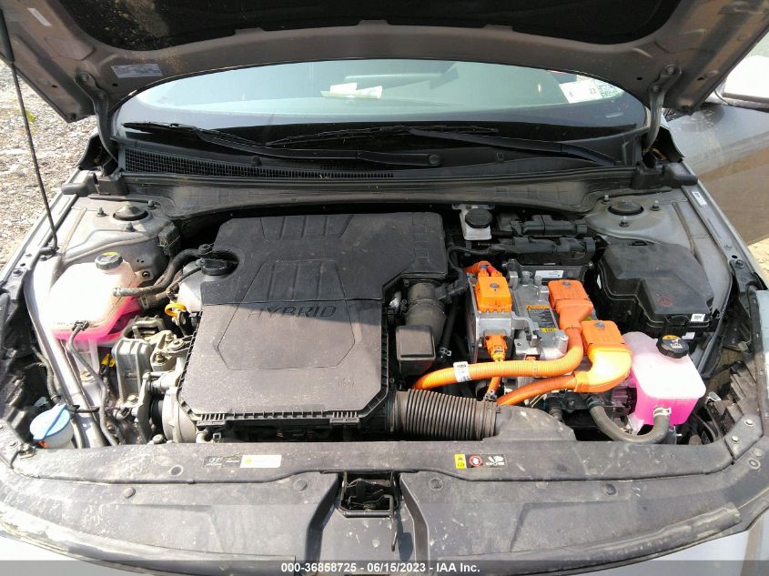 2021 HYUNDAI ELANTRA HYBRID BLUE KMHLM4AJ7MU008266