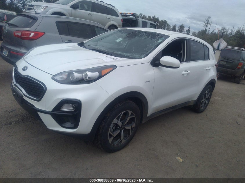 VIN KNDPMCAC7N7001027 2022 KIA SPORTAGE LX