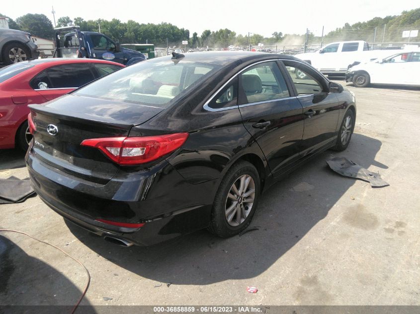 2015 HYUNDAI SONATA 2.4L SE - 5NPE24AF3FH157267