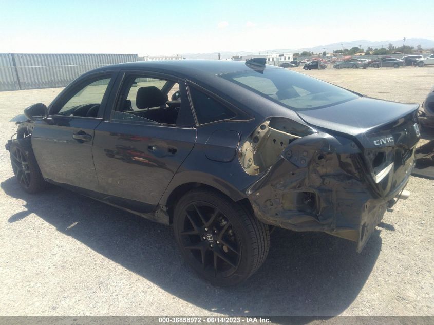 2022 HONDA CIVIC SEDAN SPORT - 2HGFE2F58NH591497
