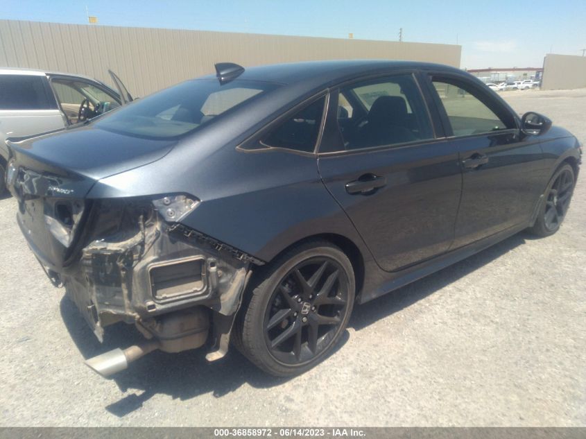 2022 HONDA CIVIC SEDAN SPORT - 2HGFE2F58NH591497
