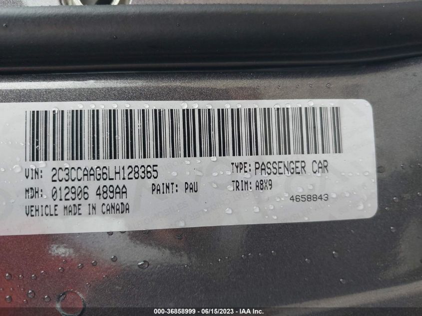 2020 CHRYSLER 300 TOURING - 2C3CCAAG6LH128365