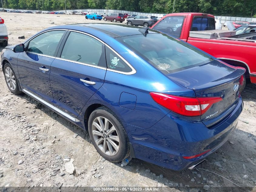 2016 HYUNDAI SONATA 2.4L LIMITED - 5NPE34AF8GH368141