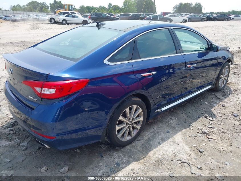 2016 HYUNDAI SONATA 2.4L LIMITED - 5NPE34AF8GH368141