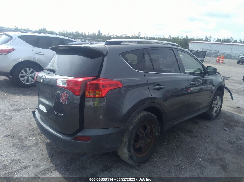 2014 TOYOTA RAV4 LE - JTMBFREV6ED071333