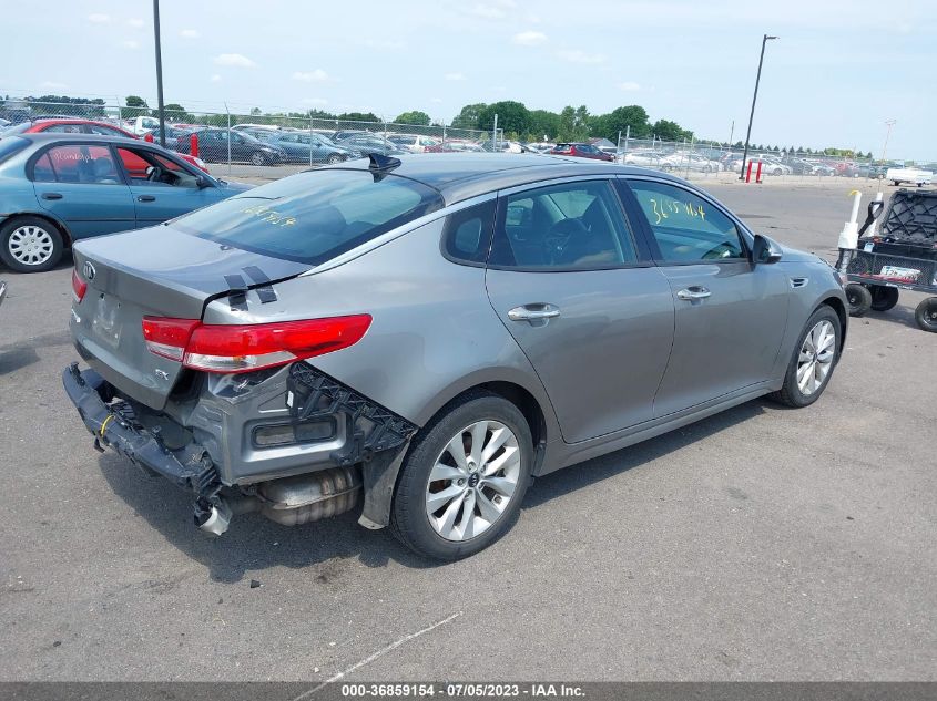 2017 KIA OPTIMA EX - 5XXGU4L36HG119925