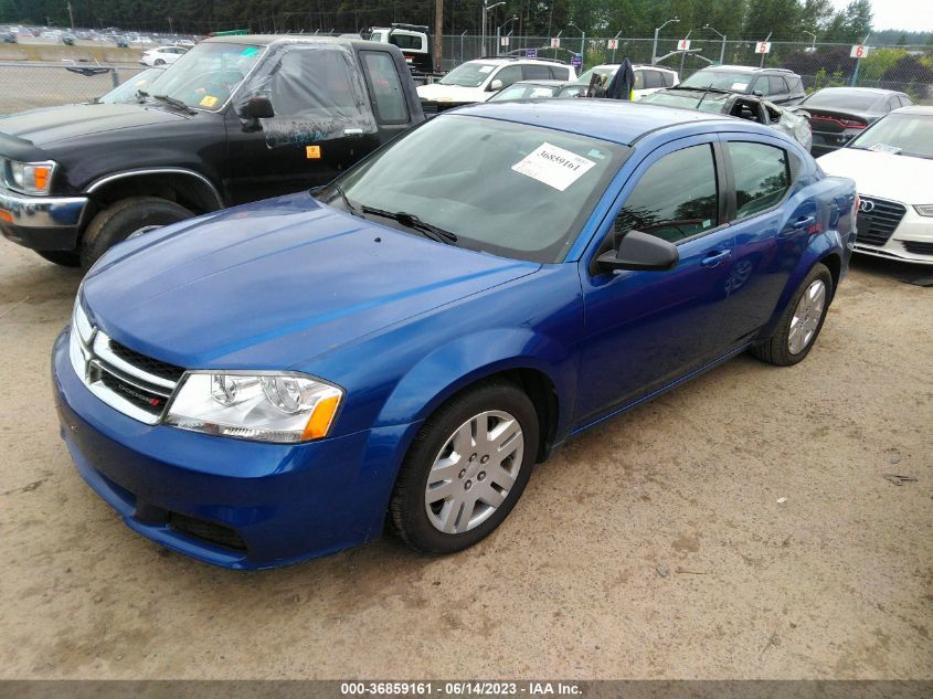 2013 DODGE AVENGER SE - 1C3CDZAB0DN541231
