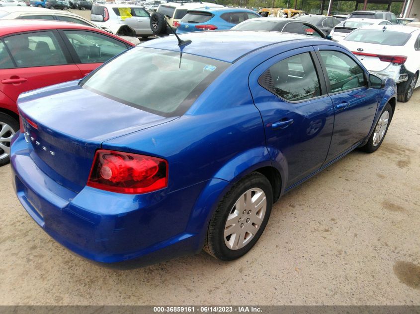 2013 DODGE AVENGER SE - 1C3CDZAB0DN541231