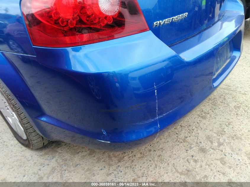 2013 DODGE AVENGER SE - 1C3CDZAB0DN541231