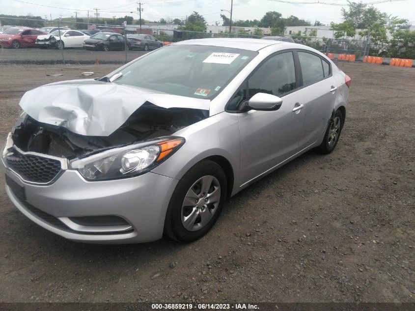 2016 KIA FORTE LX - KNAFK4A6XG5524295