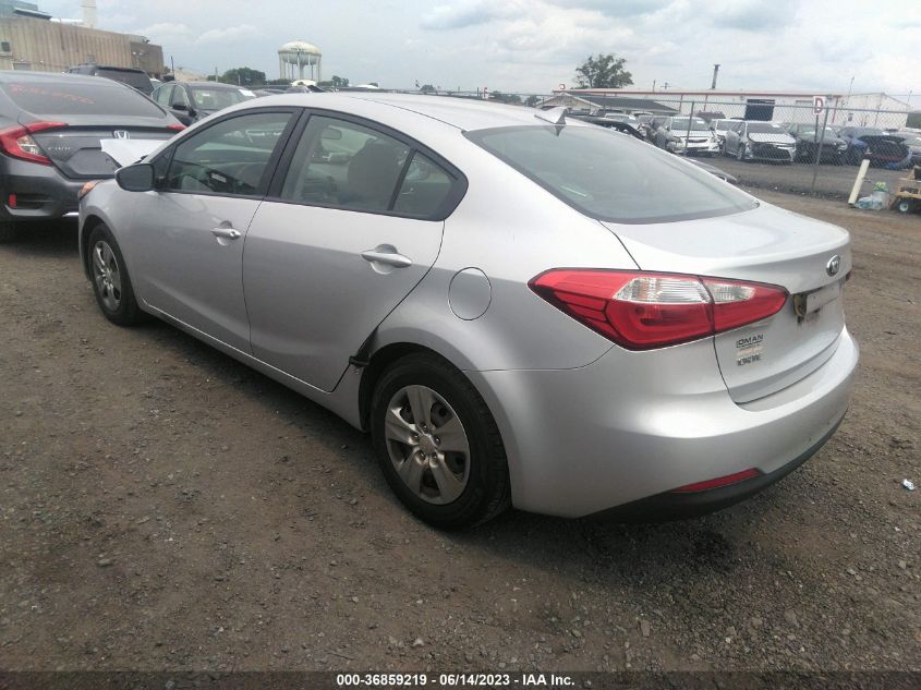 2016 KIA FORTE LX - KNAFK4A6XG5524295