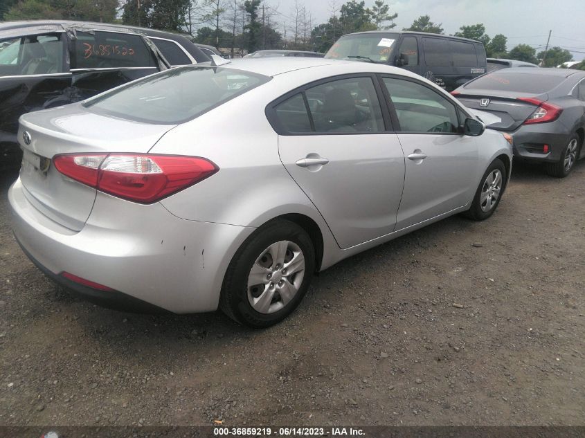 2016 KIA FORTE LX - KNAFK4A6XG5524295