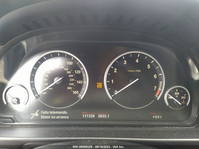 2014 BMW 5 SERIES 535I XDRIVE - WBA5B3C51ED537207