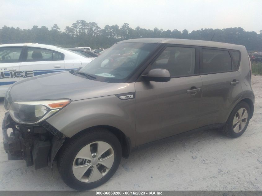 2016 KIA SOUL BASE - KNDJN2A22G7300979