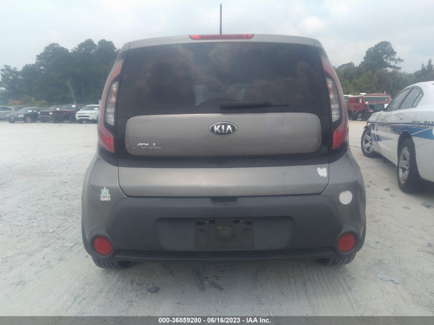 2016 KIA SOUL BASE - KNDJN2A22G7300979