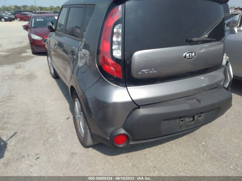 2016 KIA SOUL BASE - KNDJN2A22G7254859