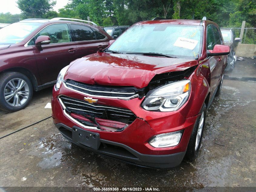 2016 CHEVROLET EQUINOX LT - 2GNALCEK3G6169123