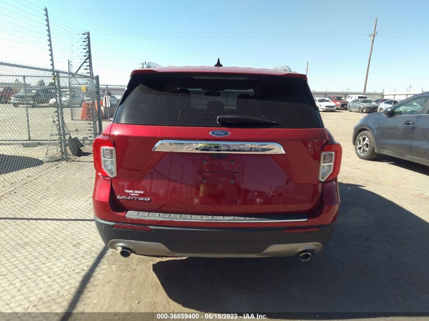 2022 FORD EXPLORER LIMITED - 1FMSK7FH7NGA30499