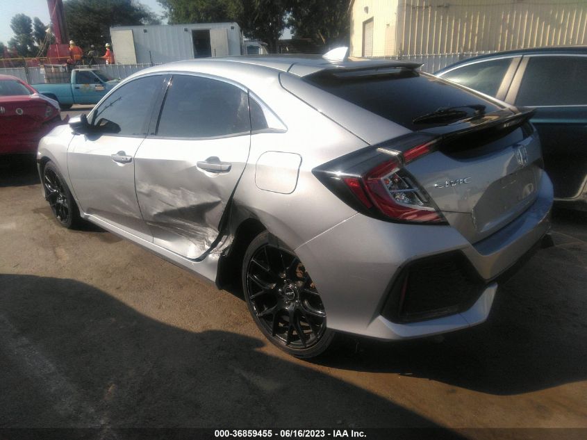 2017 HONDA CIVIC HATCHBACK EX - SHHFK7H57HU419987