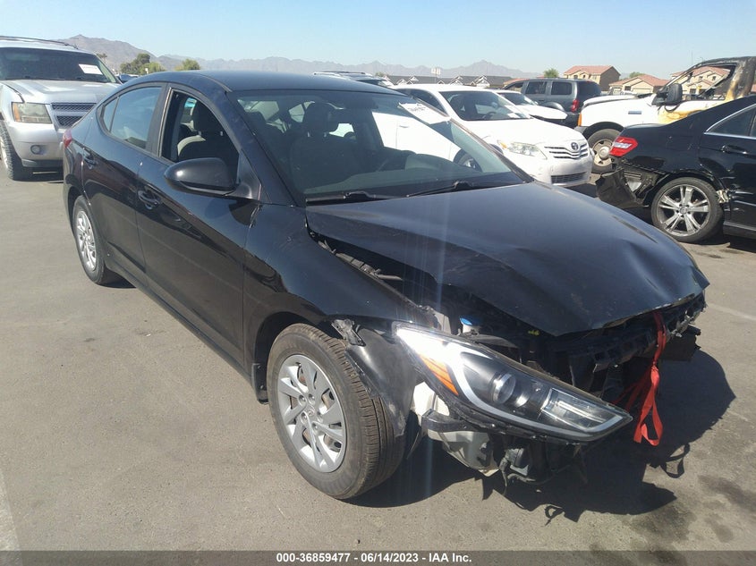 VIN KMHD74LF5HU207102 2017 HYUNDAI ELANTRA SE