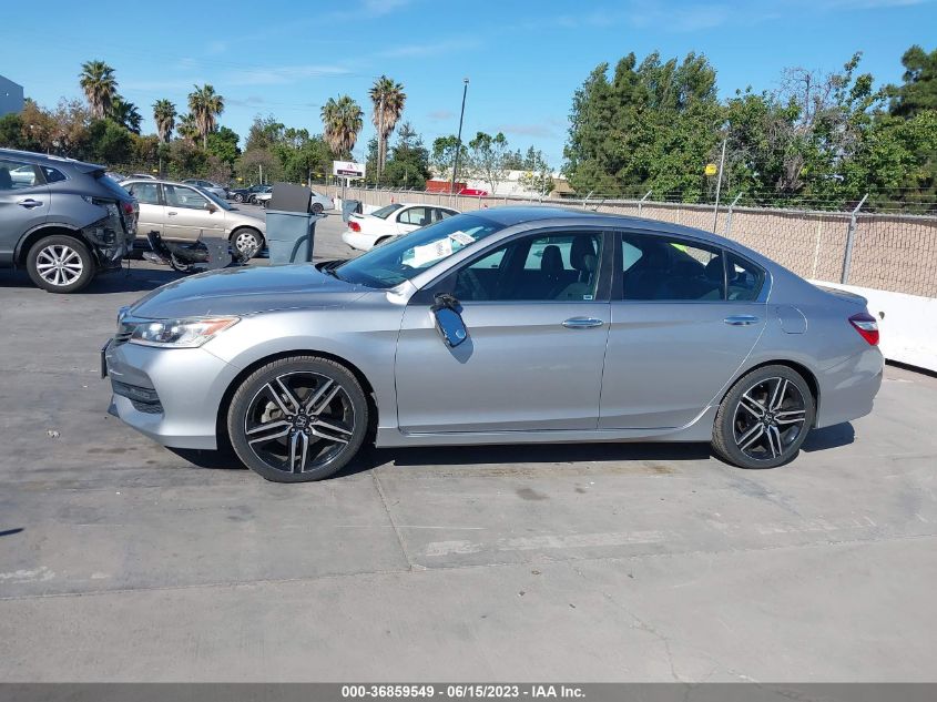 2017 HONDA ACCORD SEDAN SPORT - 1HGCR2F51HA034621