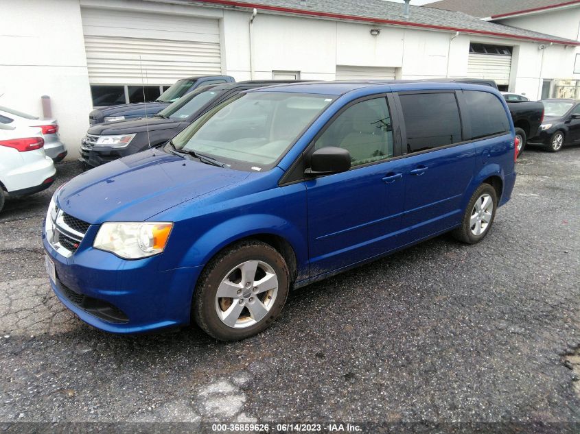 2013 DODGE GRAND CARAVAN SE - 2C4RDGBGXDR760737