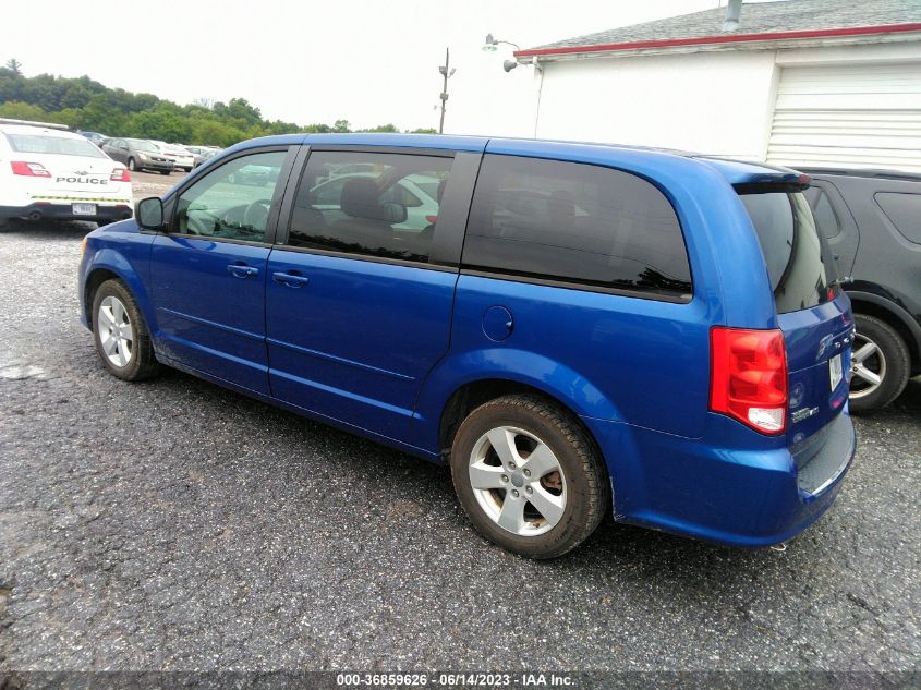 2013 DODGE GRAND CARAVAN SE - 2C4RDGBGXDR760737
