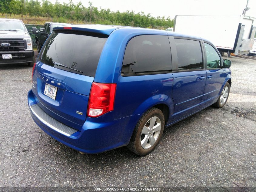 2013 DODGE GRAND CARAVAN SE - 2C4RDGBGXDR760737