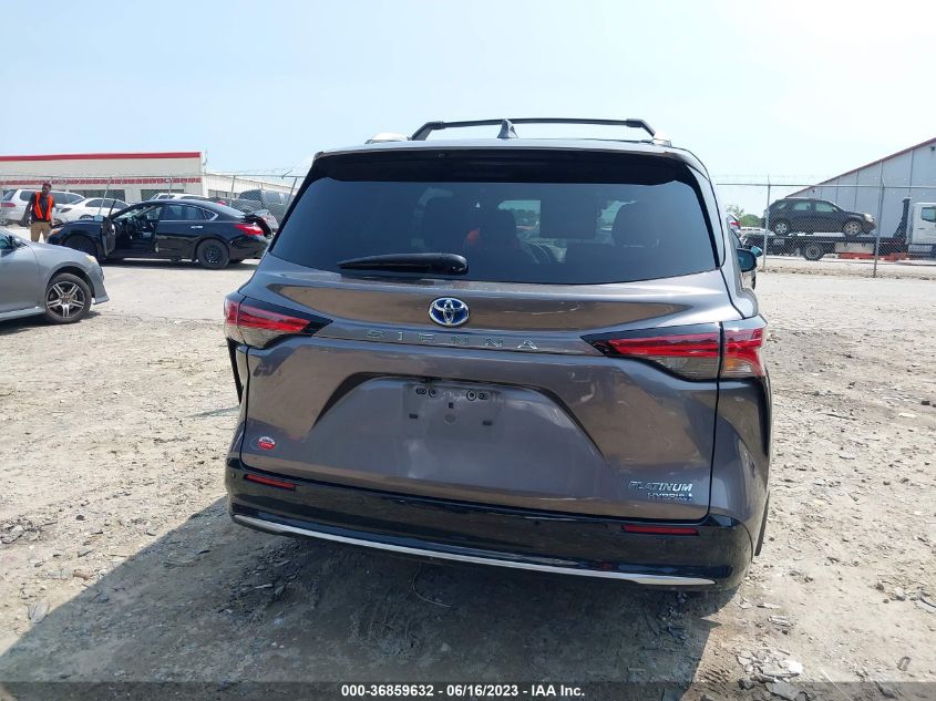 2021 TOYOTA SIENNA LIMITED/PLATINUM - 5TDERKEC8MS014290