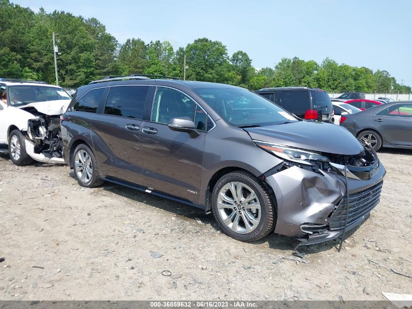 2021 TOYOTA SIENNA LIMITED/PLATINUM - 5TDERKEC8MS014290