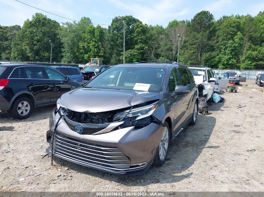 2021 TOYOTA SIENNA LIMITED/PLATINUM - 5TDERKEC8MS014290