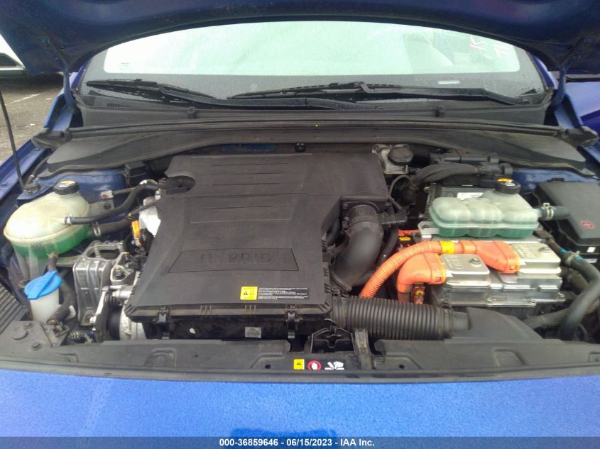 2019 HYUNDAI IONIQ HYBRID BLUE - KMHC65LC9KU124970