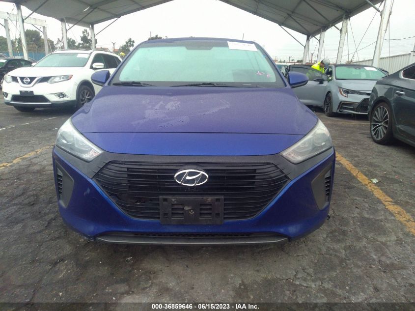 2019 HYUNDAI IONIQ HYBRID BLUE - KMHC65LC9KU124970