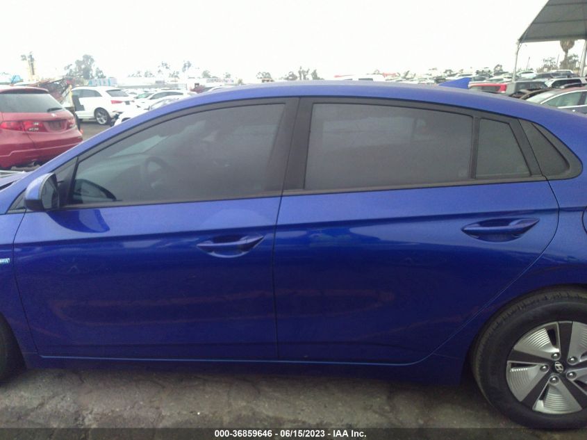 2019 HYUNDAI IONIQ HYBRID BLUE - KMHC65LC9KU124970