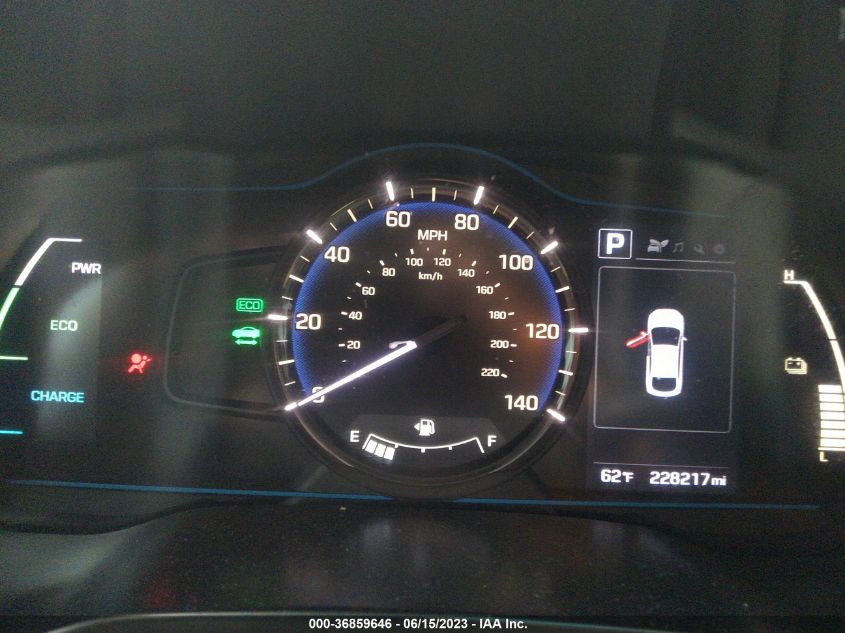 2019 HYUNDAI IONIQ HYBRID BLUE - KMHC65LC9KU124970