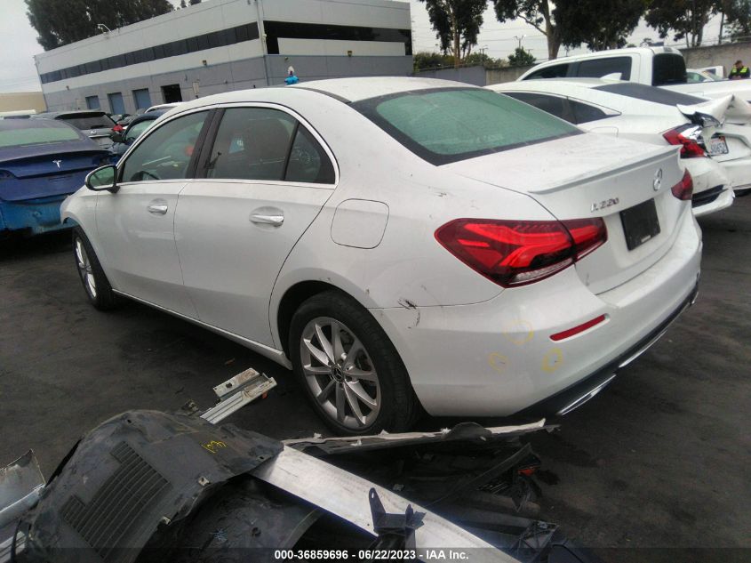 2020 MERCEDES-BENZ A-CLASS A 220 - WDD3G4EB6LW040052