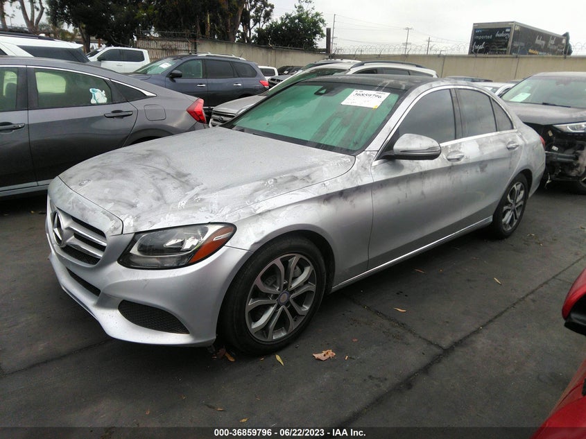 VIN 55SWF4JB0HU190037 2017 MERCEDES-BENZ C-CLASS C 300