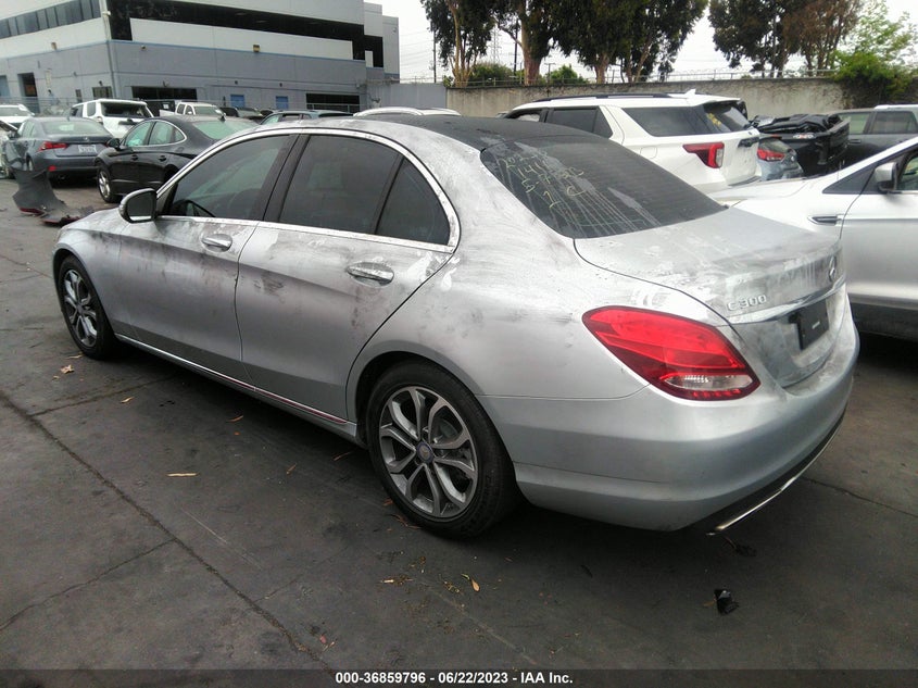 VIN 55SWF4JB0HU190037 2017 MERCEDES-BENZ C-CLASS C 300