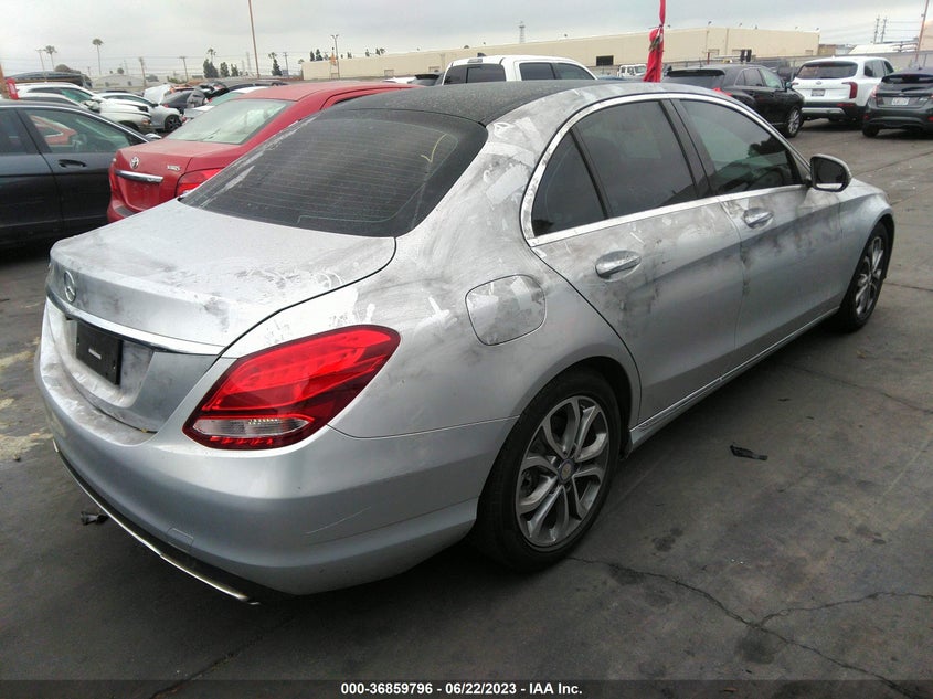 VIN 55SWF4JB0HU190037 2017 MERCEDES-BENZ C-CLASS C 300