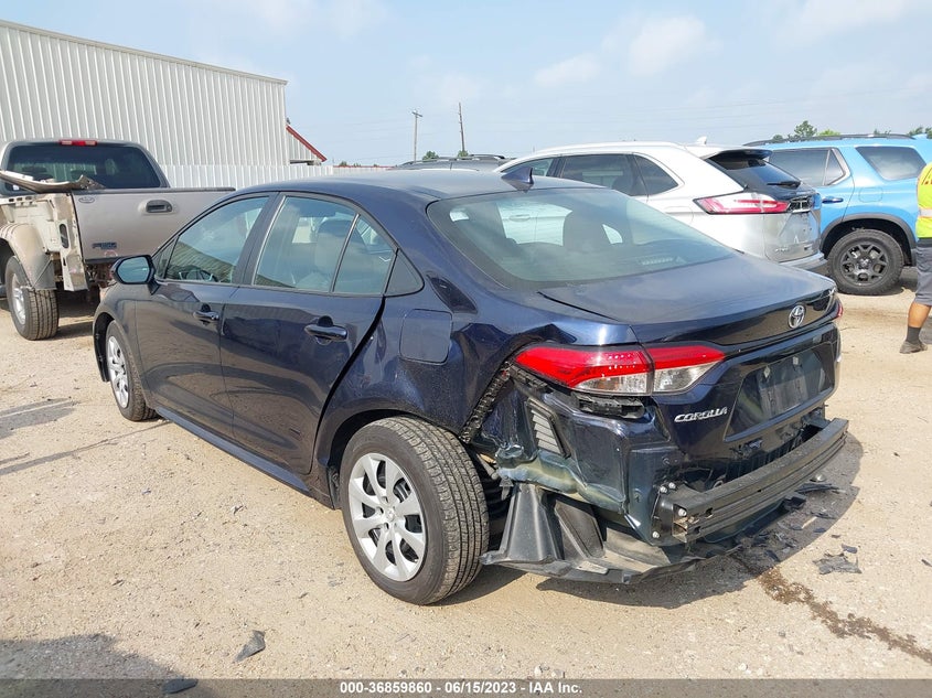 VIN 5YFEPMAE7MP251550 2021 TOYOTA COROLLA LE