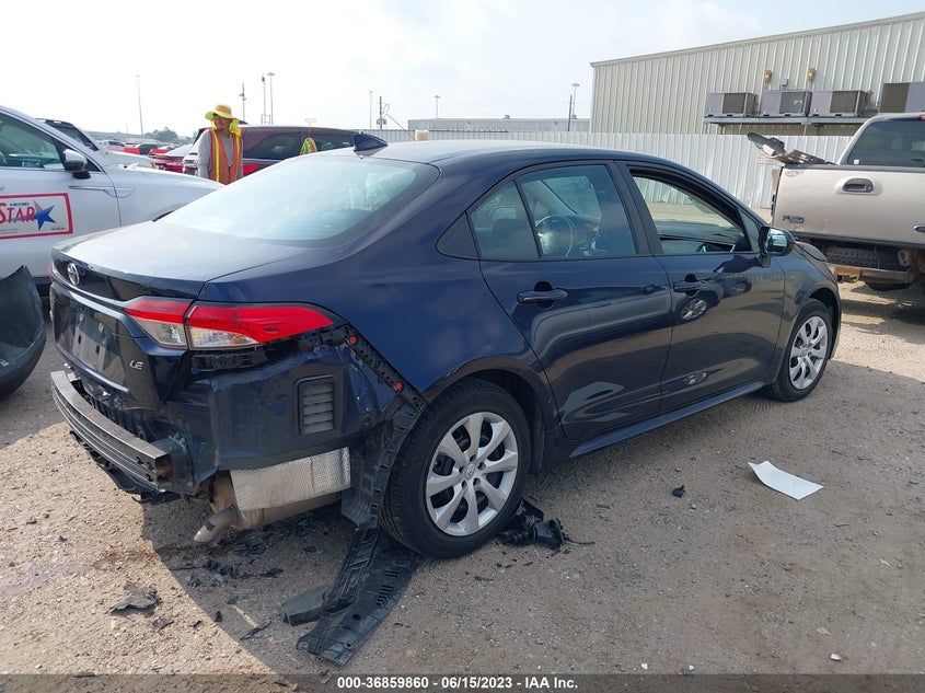 VIN 5YFEPMAE7MP251550 2021 TOYOTA COROLLA LE