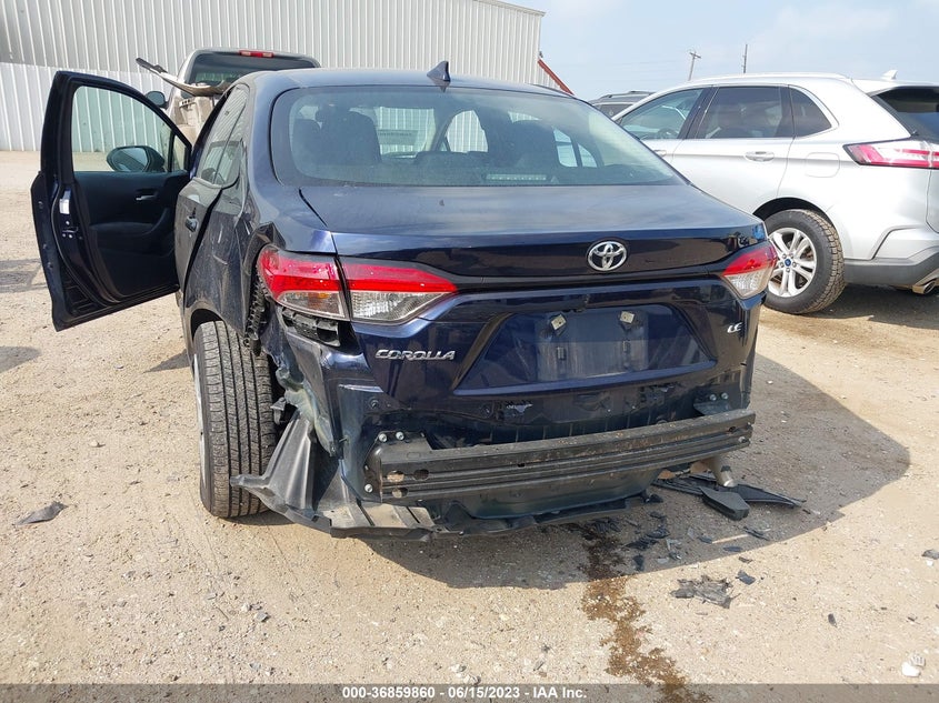 VIN 5YFEPMAE7MP251550 2021 TOYOTA COROLLA LE