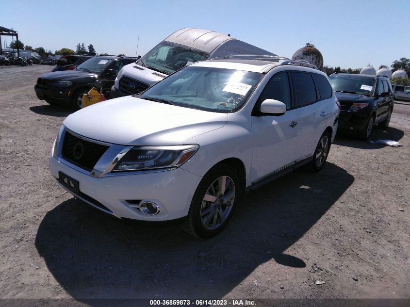 2014 NISSAN PATHFINDER PLATINUM - 5N1AR2MM3EC681730