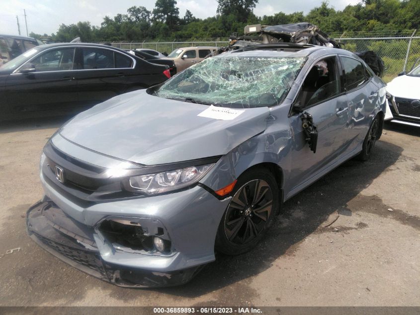2019 HONDA CIVIC HATCHBACK EX - SHHFK7H69KU200691