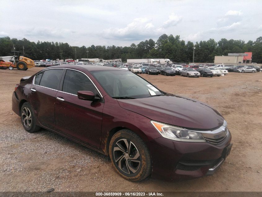 2016 HONDA ACCORD SEDAN LX - 1HGCR2F38GA144160