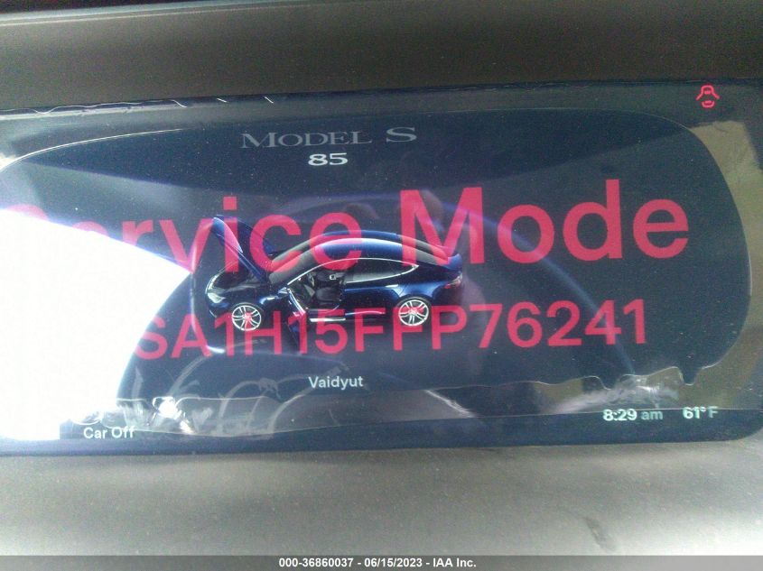 2015 TESLA MODEL S KWH BATTERY - 5YJSA1H15FFP76241