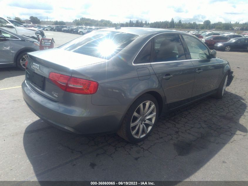 2013 AUDI A4 PREMIUM PLUS - WAUFFAFL7DN030831